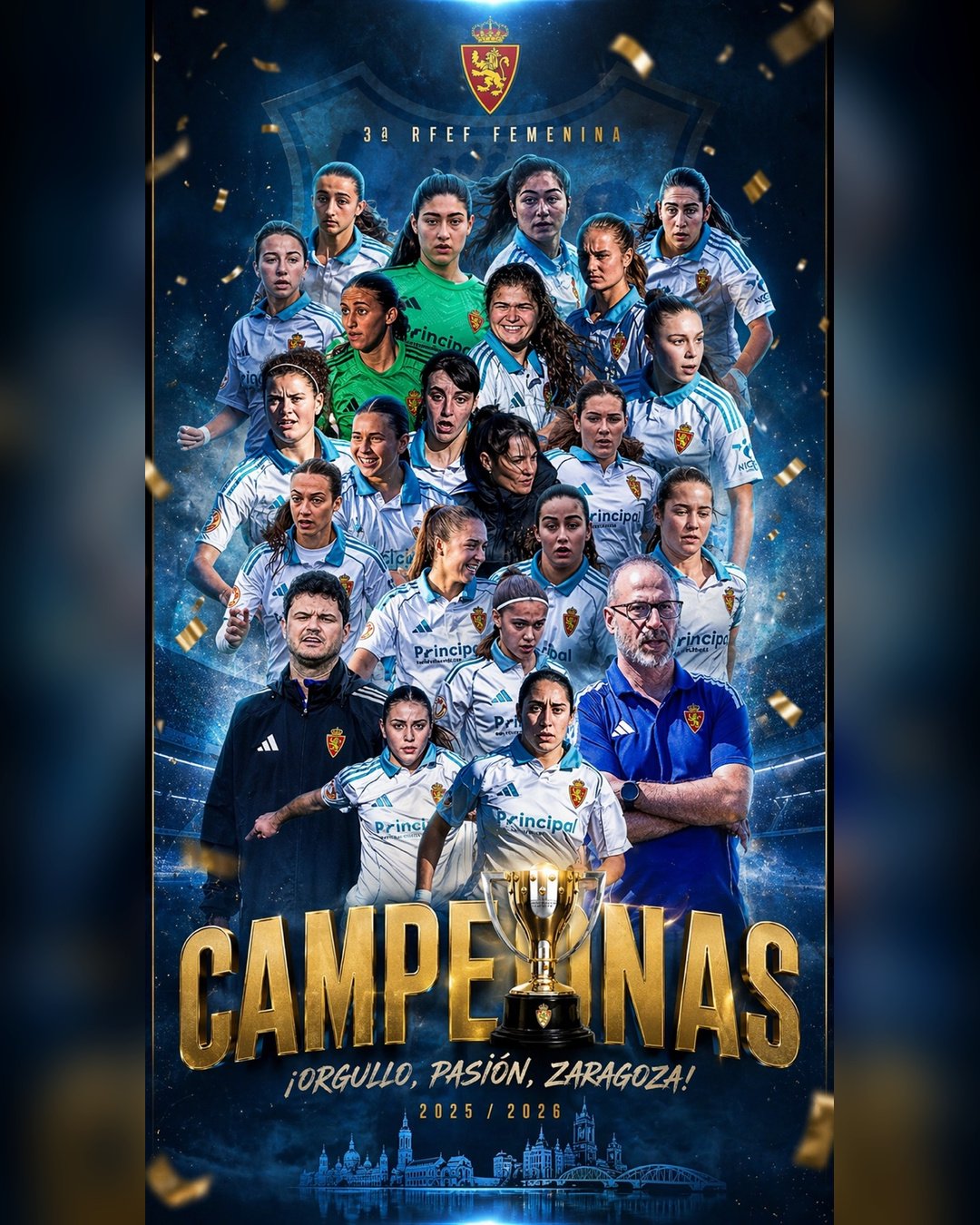 Diseño Campeonas Real Zaragoza